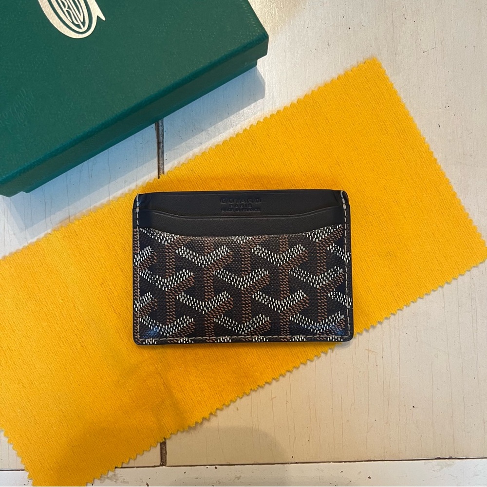 Goyard St. Sulpice Cardholder Dark Blue
